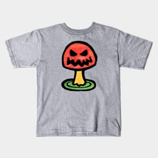 Angry Shroom - Jack O Lantern Kids T-Shirt